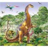 Puzzle Dino Mini s figurkou dinosaura: Brachiosaurus 60 dílků