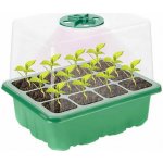 Garden King Minipařeniště s osvětlením 12 sazenic 18,5 x 15 x 14 cm zelené set 5 ks – Zboží Mobilmania