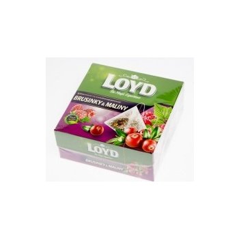 Loyd pyramids brusinky maliny bylinno ovocný čaj 50 x 2 g