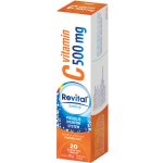 Revital Cé vitamin 500 mg 20 šumivých tablet – Hledejceny.cz