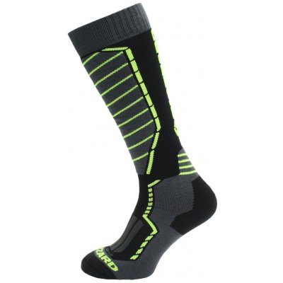 Blizzard PROFI SKI SOCKS blackanthracitesignal yellow – Zboží Mobilmania