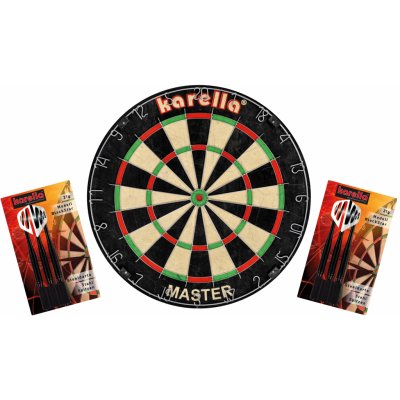 MASTER Karella + 2 sety šipek Karella BlackStar 21 gr. – Hledejceny.cz