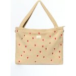Studio Noos Teddy Hearts DIAPER BAG taška Ecru Hearts – Zboží Dáma