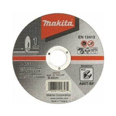 Makita B-45331 Řezný kotouč na hliník 125 x 1.6 x 22 mm (B-45331) – Zboží Mobilmania