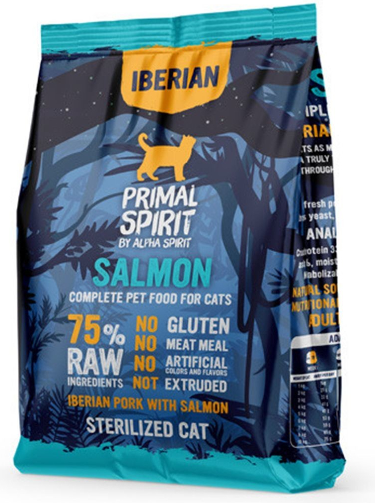 Primal Spirit Cat 75 % Iberian Salmon 1 kg