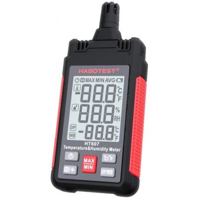 HT607 Temperature & Humidity Meter Habotest HT607
