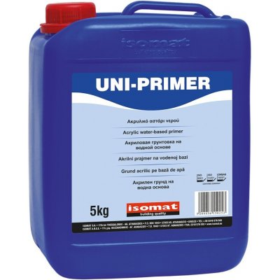 ISOMAT UNI-PRIMER Akrylový základní nátěr na bázi vody - penetrace, bílá, 5 kg – Zbozi.Blesk.cz