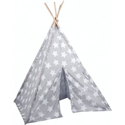 Edco Eddy Toys ED-215004 Dětský stan teepee šedá – Sleviste.cz