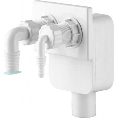 BRUCKNER DEXA 2 podomítkový sifon pro pračku a sušičku, DN40 mm, bílá – Sleviste.cz