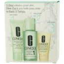 Clinique Clarifying Lotion 1 100 ml + Liquid Facial Soap Extra-Mild 50 ml + Dramatically Different Moistruizing Lotion + 30 ml dárková sada