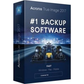 Acronis True Image 2017 ESD CZ pro 3 PC TI3ZL1LOS