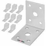 Kotarbau Konstrukční úhelník 50x50x35 mm 50 ks stříbro – HobbyKompas.cz