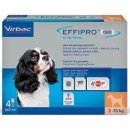 Effipro Duo Spot-on Dog S 2-10 kg 4 x 0,67 ml
