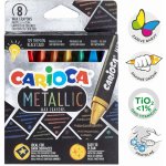 Carioca Metallic voskovky trojhranné 8 ks – Zboží Dáma