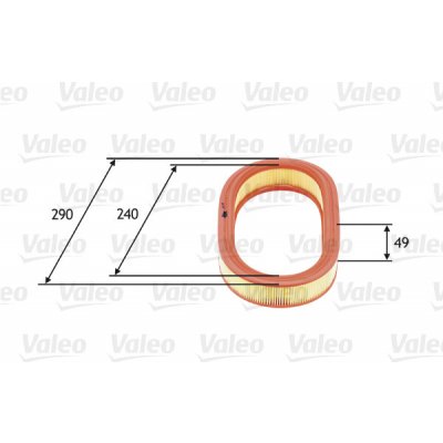 VALEO Vzduchový filtr 585640 – Hledejceny.cz