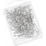 Galanterie Špendlíky s perleťovými hlavičkami 0,60 x 38 mm 100 ks bílé – Zboží Dáma