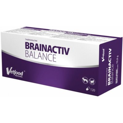 Vetfood Brain Activ Balance doplňky stravy a kočky 120 ks – Hledejceny.cz