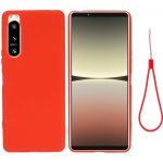 VSECHNONAMOBIL 53685 RUBBER Ochranný kryt pro Sony Xperia 5 IV červený – Zboží Živě