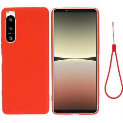VSECHNONAMOBIL 53685 RUBBER Ochranný kryt pro Sony Xperia 5 IV červený – Zboží Živě