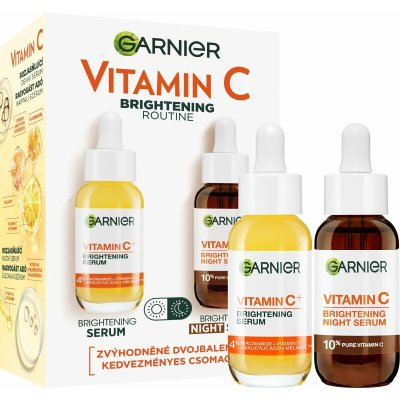 Garnier Vitamin C rozjasňující sérum s vitaminem C 30 ml + rozjasňující sérum s vitaminem C na noc 30 ml – Sleviste.cz