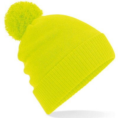 Beechfilend pletená čepice s reflexními prvky Fluorescentní žlutá
