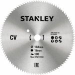 Stanley 10205 Pilový kotouč pro příčné řezy 184 x 16 mm, 100 zubů – Zboží Dáma