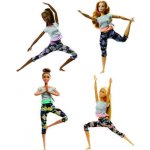 Barbie V pohybu Blondýnka ve fialovém topu GXF04 – Zboží Dáma