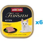 Animonda Vom Feinsten Kitten drůbeží 6 x 100 g – Hledejceny.cz