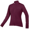 Cyklistický dres ENDURA dámský Xtract Roubaix L/S Jersey aubergine