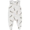 Kojenecký overal JACKY BABY ON TOUR romper off white allover