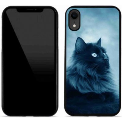 Pouzdro mmCase Gelové iPhone XR - černá kočka 1 – Zboží Mobilmania