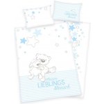 Herding povlečení Miláček 85919 bio bavlna modrá 100 x 135 cm 40 x 60 cm – Zboží Mobilmania