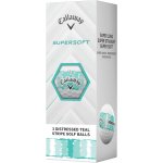 Callaway Supersoft Dist Stripe tyrkysovo/bílé 3 ks – Hledejceny.cz
