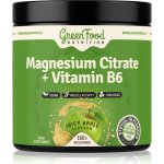 GreenFood Nutrition Magnesium Citrate + Vitamin B6 150 g Zelené jablko – Hledejceny.cz