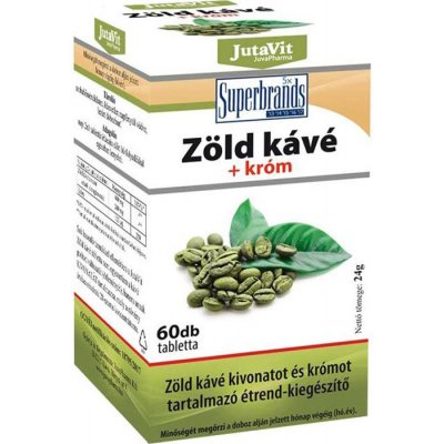 JutaVit Zelená káva Forte + chróm 60 tablet – Hledejceny.cz