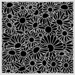 Stamperia Plastová šablona 18 × 18 cm Kopretiny – Hledejceny.cz