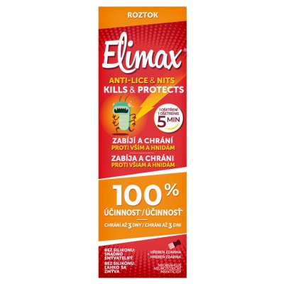 Elimax Účinný roztok 100 ml + kovový hřeben – Zboží Dáma