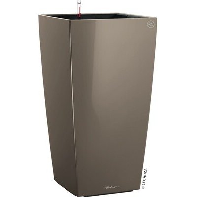 Lechuza Samozavlažovací květináč Cubico 40 x 40 x 75 cm taupe – Hledejceny.cz