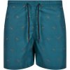 Koupací šortky, boardshorts Embroidery Swim Shorts shark/teal/toffee