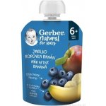 Gerber Natural kapsička jablko borůvka banán 90 g – Zboží Mobilmania