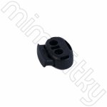 Brzdička plastová dvoušňůrová černá YKK – Zboží Dáma