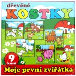 Teddies kostky kubus Moje první lesní zvířátka – Hledejceny.cz