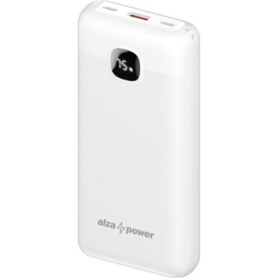 AlzaPower Garnet 20000mAh 22,5W bílá – Zbozi.Blesk.cz