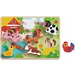 TookyToy vkládací puzzle zvířata na farmě – Zbozi.Blesk.cz