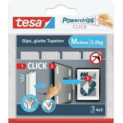 Tesa tesa® Samolepicí proužky se suchým zipem Powerstrips CLICK 4 x 2 M (77721-00003-00) – Hledejceny.cz