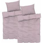 Livarno home povlečení Renforcé puntíky světle růžová 140x200 70x90 – Zboží Dáma