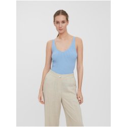 Vero Moda Glory Světle modré žebrované Basic