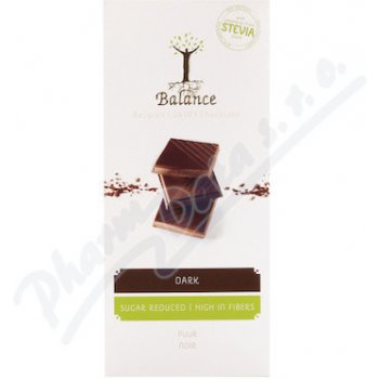 BALANCE Hořká čokoláda se stévií 85 g