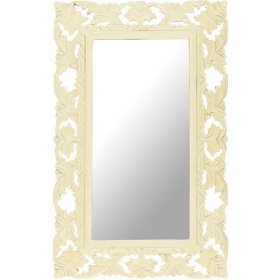 Nabytek XL Ručně vyřezávané bílé 80 x 50 cm masivní mangovník – Hledejceny.cz