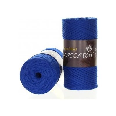 Maccaroni Abigail bavlněné šňůry 3 mm - 46-502 královská modř